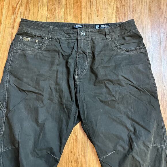 KUHL Revolvr Pants Mens 40 x30 Brown Vintage Patina Dye Hiking outdoor - Picture 2 of 10